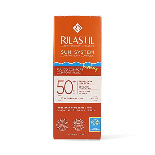 Rilastil Sun System - Fotoprotector Baby Comfort Con Spf 50+, 00% Mineral Para Bebés Desde 0 Meses - 50ml