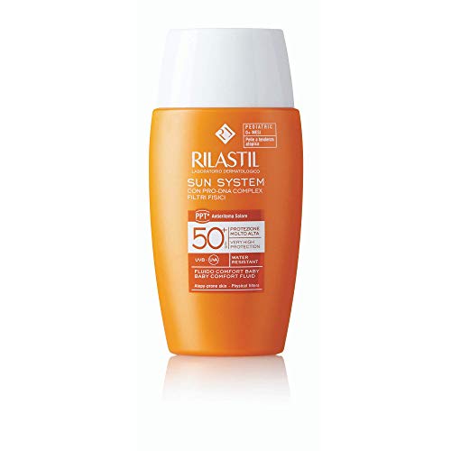 Rilastil Sun System - Fotoprotector Baby Comfort Con Spf 50+, 00% Mineral Para Bebés Desde 0 Meses - 50ml