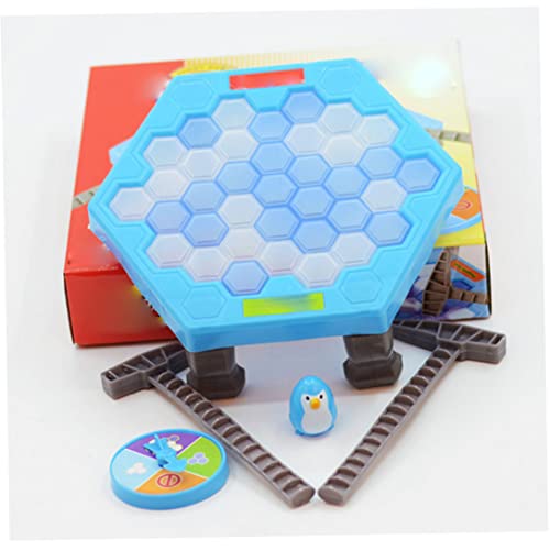 RRunzfon Juego de Mesa de Rompecabezas Creativo Guardar Icebreaker Beat Penguin Toy Knock Ice Cube Toy Kids Toy Padre-Child Juego Interactivo 1Set Fat Penguin Type, Icebreaker Beat Penguin Toy,