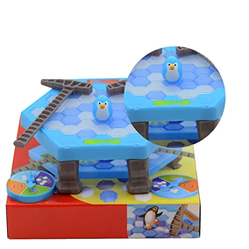 RRunzfon Juego de Mesa de Rompecabezas Creativo Guardar Icebreaker Beat Penguin Toy Knock Ice Cube Toy Kids Toy Padre-Child Juego Interactivo 1Set Fat Penguin Type, Icebreaker Beat Penguin Toy,