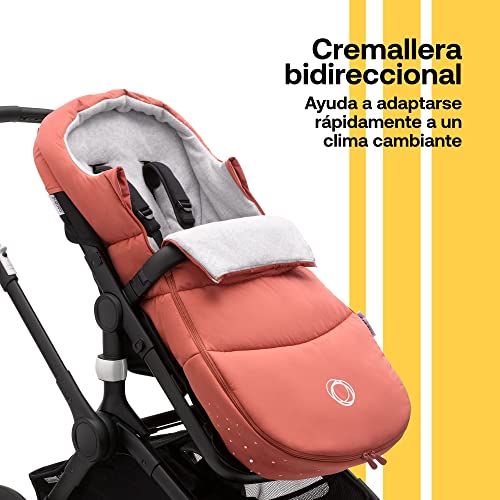 Saco de Silla Bugaboo, accesorio imprescindible para el carrito, impermeable y para todas las estaciones, calentito y transpirable en Sunset Red