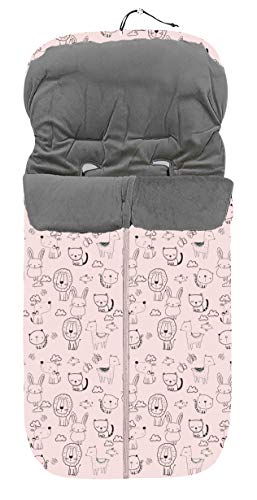 Saco POLAR de Invierno de Silla de Paseo - (Universal) - Color: Rosa - OFERTA