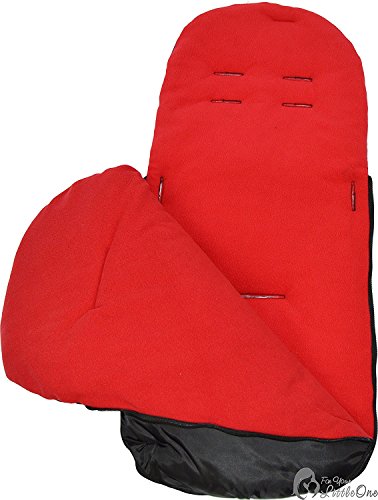 Saco/Cosy Toes Compatible con Quinny Buzz rojo