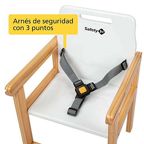 Safety 1st Cherry, trona de madera, trona para bebé, desde los 6 meses hasta los 6 años aproximadamente, Natural Wood