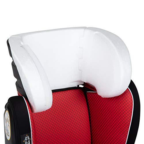 Safety 1st Road Fix Silla Coche Grupo 2 3 ISOFIX, Crece con el Niño 3-12 años (15-36 kg), Protección Lateral Segura, Ajuste Fácil y Seguro, Pixel Red (rojo)