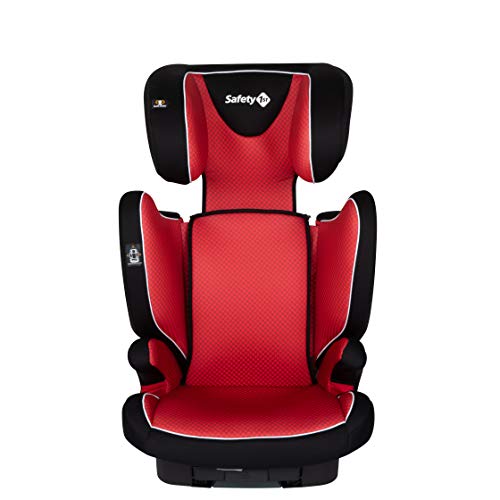 Safety 1st Road Fix Silla Coche Grupo 2 3 ISOFIX, Crece con el Niño 3-12 años (15-36 kg), Protección Lateral Segura, Ajuste Fácil y Seguro, Pixel Red (rojo)