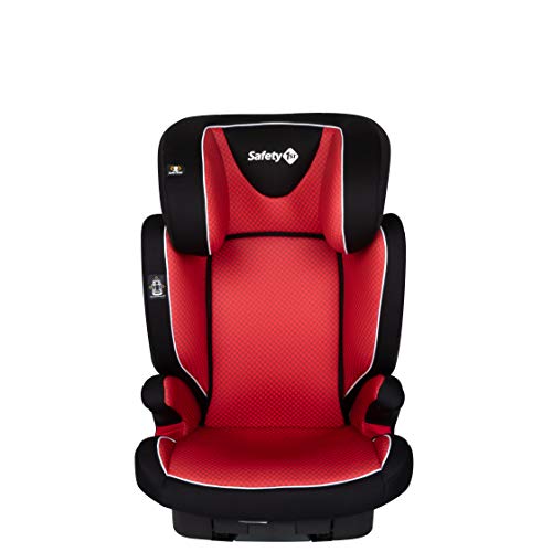 Safety 1st Road Fix Silla Coche Grupo 2 3 ISOFIX, Crece con el Niño 3-12 años (15-36 kg), Protección Lateral Segura, Ajuste Fácil y Seguro, Pixel Red (rojo)