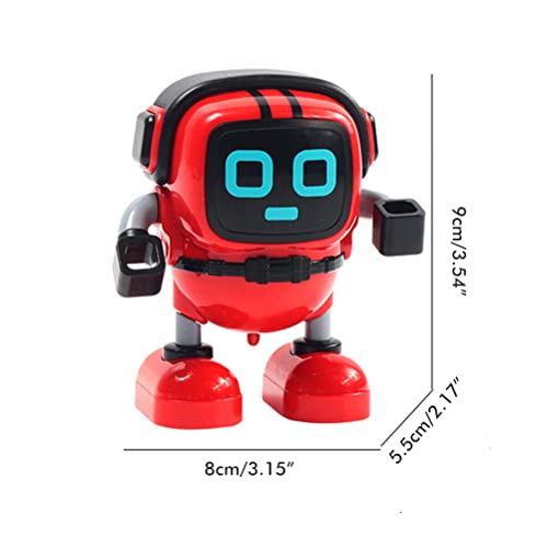 SanCiYu Robot Gyro Toy, DIY Mini Robot Pull Back Inercia Gyroscope Little Robot Toy Spinning Top Puzzle Robot Inteligencia de Juguete para niños Mayores de 6 años