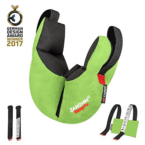 SANDINI SleepFix® Kids Outlast® – Cojín infantil con función de sujeción y compensación de temperatura - Accesorios de asiento infantil - Evita que la cabeza de su hijo caiga mientras duerme