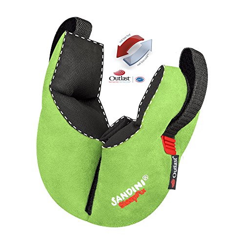 SANDINI SleepFix® Kids Outlast® – Cojín infantil con función de sujeción y compensación de temperatura - Accesorios de asiento infantil - Evita que la cabeza de su hijo caiga mientras duerme