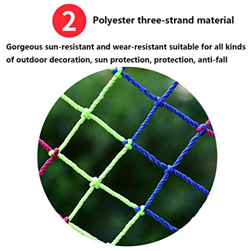 Seguridad Negal Protección de la red Marcos de escalada Neto de seguridad for niños, Pasamanos de balcón de escalera, Cerca de escalada, Red de seguridad en el área de juegos, Red de seguridad de esca