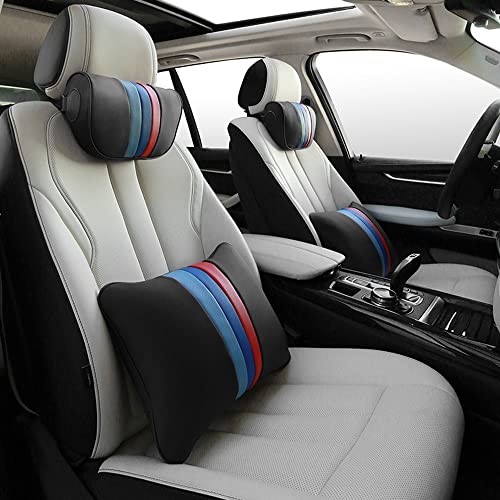 SHENXIAO Donglian Store Adecuado BMW X1 X3 X5 X6 E46 E39 1 3 5 Serie Headrest Car Almohada Almohada Cuello Almohadas Cojín de Asiento Asiento Asiento Reposacabezas Cojín Reposacabezas (Color : Gy)