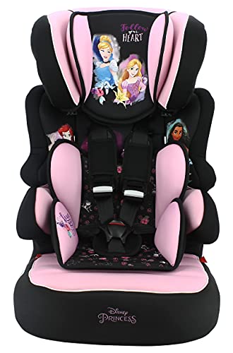 Silla de coche Disney grupo 1/2/3 - (9-36 kg) con protección lateral fabricada en Francia