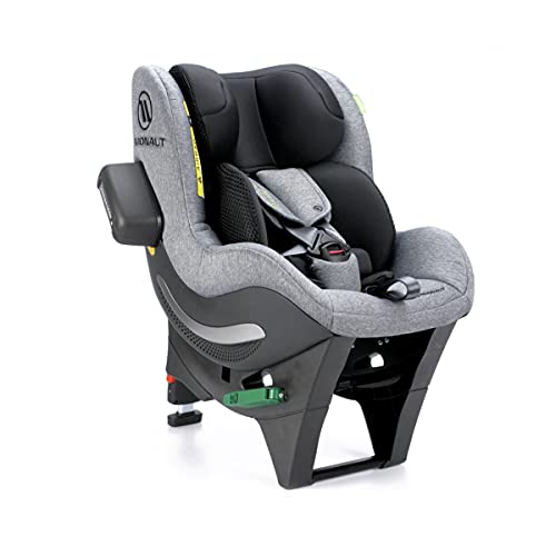 Silla de seguridad infantil Avionaut Sky RWF | silla de coche reboard (orientada hacia atrás) | silla de coche grupo 0+/1/2 (0-25kg, 40cm-125cm) | para bebés y niños de 0 a 7 años | Gris Melange