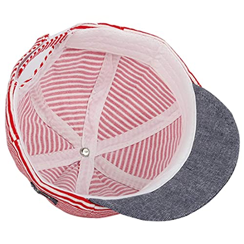 Snyemio Gorra de Béisbol Bebé Rayas Sombrero del Sol Anti UV Verano para Niño Niña