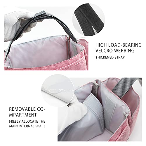 SONARIN Bolsa Organizadora de Cochecitos,Organizador para Coches de Paseo,con Portavasos, Correas de Velcro, Correa Engrosada Utilizada como Bolso de Mano,Ajuste Universal (Verde)