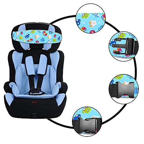 Soporte Cabeza Niño Coche Ajustable de Reposacabezas Coche Niño Sujeta Cabezas Coche para Niños Cinturón de Seguridad de Coche para Niños,Asiento de Auto (Conjunto D - 2 piezas)