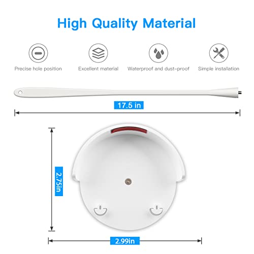 Soporte para vigilabebés compatible con Philips Avent-Connected Videophone-SCD923/26 - Soporte flexible de silicona