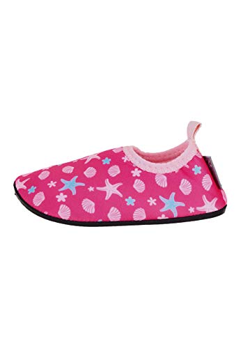 Sterntaler Aqua-Schuh Sealife, Zapato acuático Bebé-Niñas, Magenta, 22 EU