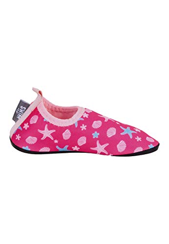 Sterntaler Aqua-Schuh Sealife, Zapato acuático Bebé-Niñas, Magenta, 22 EU