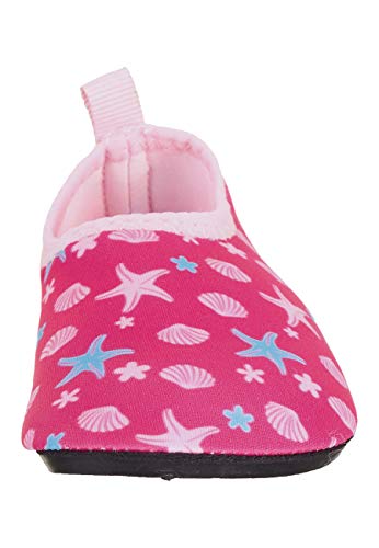 Sterntaler Aqua-Schuh Sealife, Zapato acuático Bebé-Niñas, Magenta, 22 EU