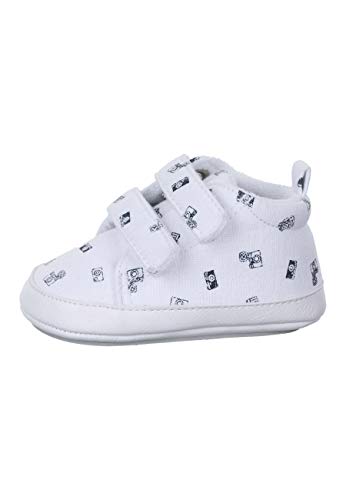 Sterntaler Baby-Schuh, First Walker Shoe Unisex bebé, Blanco, 15 EU