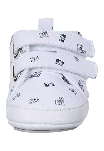 Sterntaler Baby-Schuh, First Walker Shoe Unisex bebé, Blanco, 15 EU