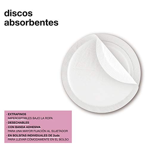 Suavinex 307301, Pack 3x60 Discos Absorbentes Protegésenos Desechables, Transpirables y Absorbentes, Imperceptibles en la Ropa, 180 Discos