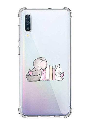 Suhctup Funda Transparent Compatible para Samsung Galaxy S8+ Plus,Carcasa Protectora [Antigolpes] Suave Silicona TPU Bumper Cojín de Aire de Cuatro Esquinas Protector Gel para Galaxy S8+ Plus,A7