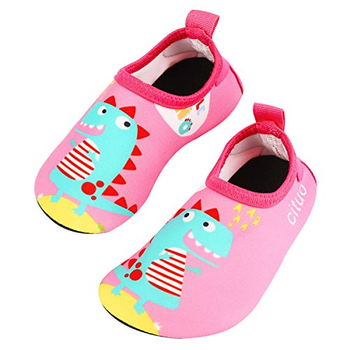 TAGVO Zapatos de Agua Baby Girl Girl, Zapatos de Natación de Calcetines Aqua Swim Calzados Descalzos para Piscina de Playa