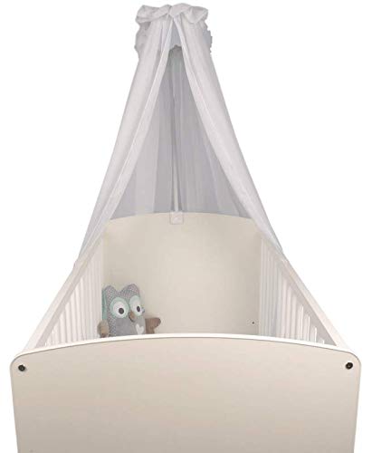 Tega Baby DM-009 - Soporte para dosel para cuna con abrazaderas, color blanco