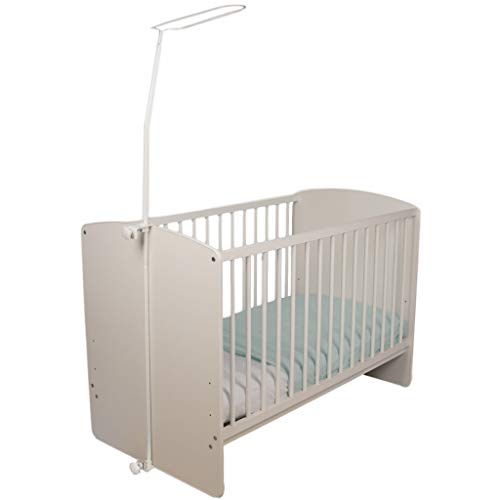 Tega Baby DM-009 - Soporte para dosel para cuna con abrazaderas, color blanco