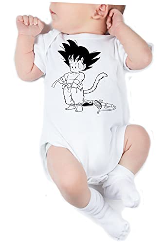 The Fan Tee Body de NIÑO Dragon Ball Goku Bola de Dragon Z Super Vegeta 176 3Meses