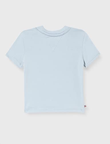 Tommy Hilfiger Baby Essential tee S/S Camisetas S/C, Cloudy, 18 Month para Bebés