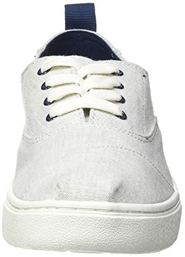 TOMS Tiny Cordones Cupsole Zapatillas Deportivas, Lona, Unisex Niños, Gris, 24.5