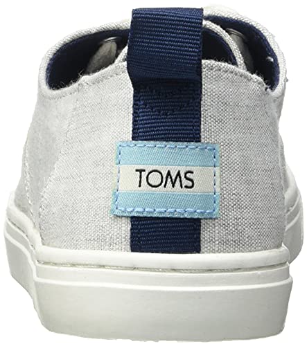 TOMS Tiny Cordones Cupsole Zapatillas Deportivas, Lona, Unisex Niños, Gris, 24.5