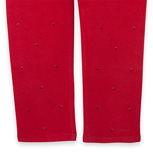 Tuc Tuc Legging Punto Estrellas NIÑA Rojo BASICOS Baby FW21 Leggings, 18M Chicas