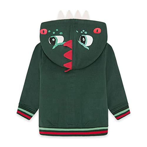 Tuc Tuc Sudadera Felpa con Capucha Cremallera NIÑO Verde Highlands FW21, 2A para Bebés