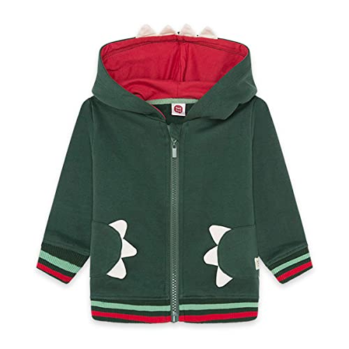 Tuc Tuc Sudadera Felpa con Capucha Cremallera NIÑO Verde Highlands FW21, 2A para Bebés