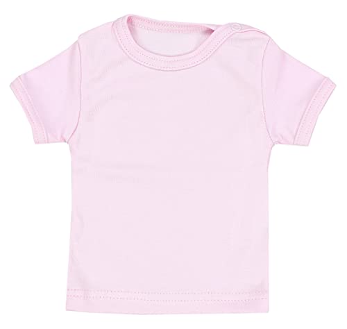 TupTam Camiseta de Bebé para Niña Manga Corta Estampado Colorido Pack de 5, Multicolor 3, 74