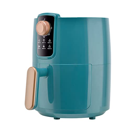 TYP Freidora de Aire, 2.5L en casa. Barbacoa Horno eléctrico, Máquina for Hornear Francesa Inteligente Máquina for Hornear Máquina de Pollo Frito Horno eléctrico (Color : Green)