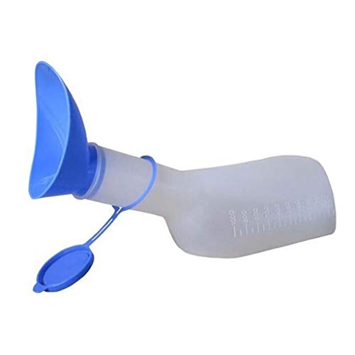 URINAL Capacidad Grande del Orinal portátil Unisex 1000ml, Conveniente para el Viaje de los campistas del Hospital