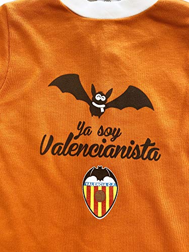 Valencia CF Body Naranja Murcielago VCF 9M Ropa Interior, Unisex bebé