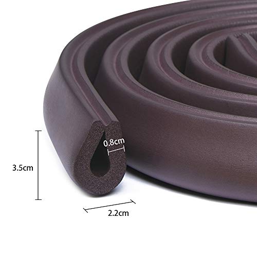 Vicloon Protectores para Bordes, 2M * 2 Conjunto Protector Espuma, Muebles, Súper Pruebas en Pantalla y la Seguridad para el Bebé, Suave Protectores para Bordes (Púrpura)