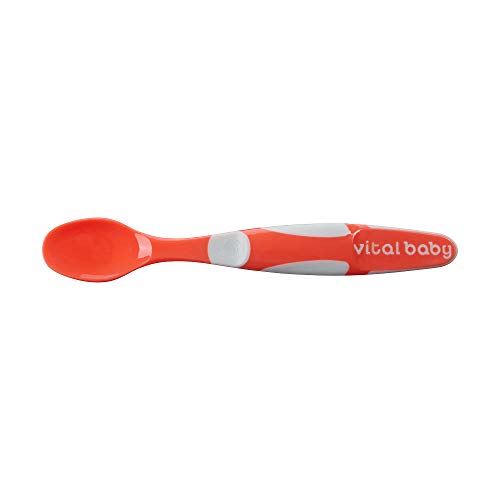 Vital Baby Nourish Start - Cucharas de destete, puntas flexibles y suaves, cucharas infantiles sin BPA, 4 meses + (paquete de 5)