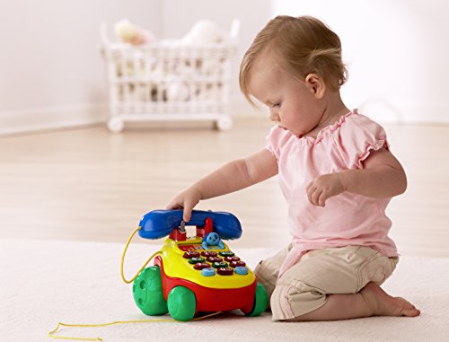 VTech Teléfono Interactivo Infantil con luz y Voz, Multicolor + Volante Loco, Juguete para bebés +12 Meses, 3 Modos de Juego