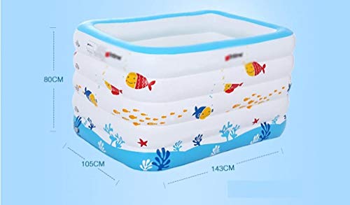 WOHAO Piscina Infantil Bañera Hinchable, Piscina del bebé Plegable del hogar del bebé Bañera recién Nacidos Estanque de Pesca bañera (Color: # 1) (Color : #3)