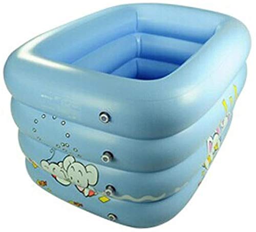 WOHAO Piscina Infantil Bañera Inflable, niño Piscina del bebé del hogar del Espesamiento Juego de Piscina Bañera Plegable bañera bañera