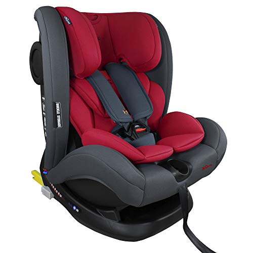 XOMAX S66 Silla de coche con Isofix I inclinable I Grupo 0+/1/2/3 I evolutiva 0-36 kg, 0-12 años I Funda extraíble y lavable I ECE R44/04