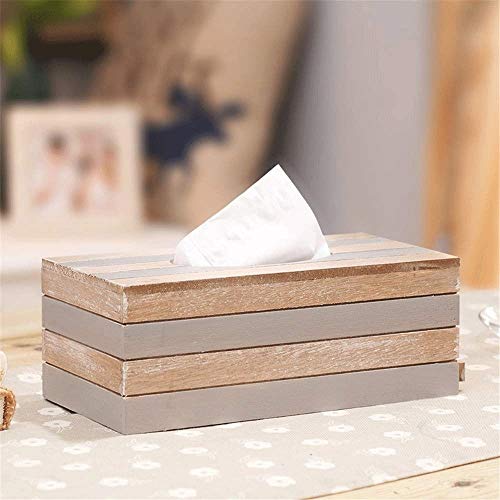 XYZMDJ Se Adapta a Todas Las Cubiertas de Caja de pañuelos for Kleenex, Preferencias, Envision y más, Cajas de Papel rectangulares aptas, Oficina (Color : B, Size : 27x15.5x9.5cm)